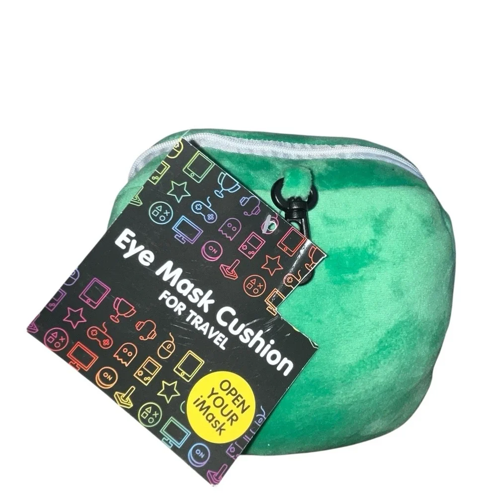 Cartoon Game Console Pillow Eye‎ Mask 2 in 1 for Travel, Eye Mask And Pillow
